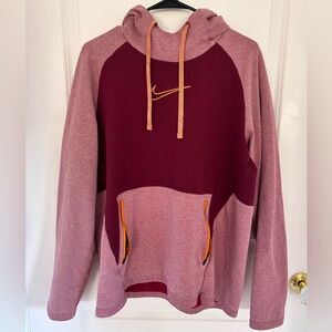 Maroon Nike Hoodie Size Large